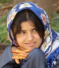 Adolescente curda